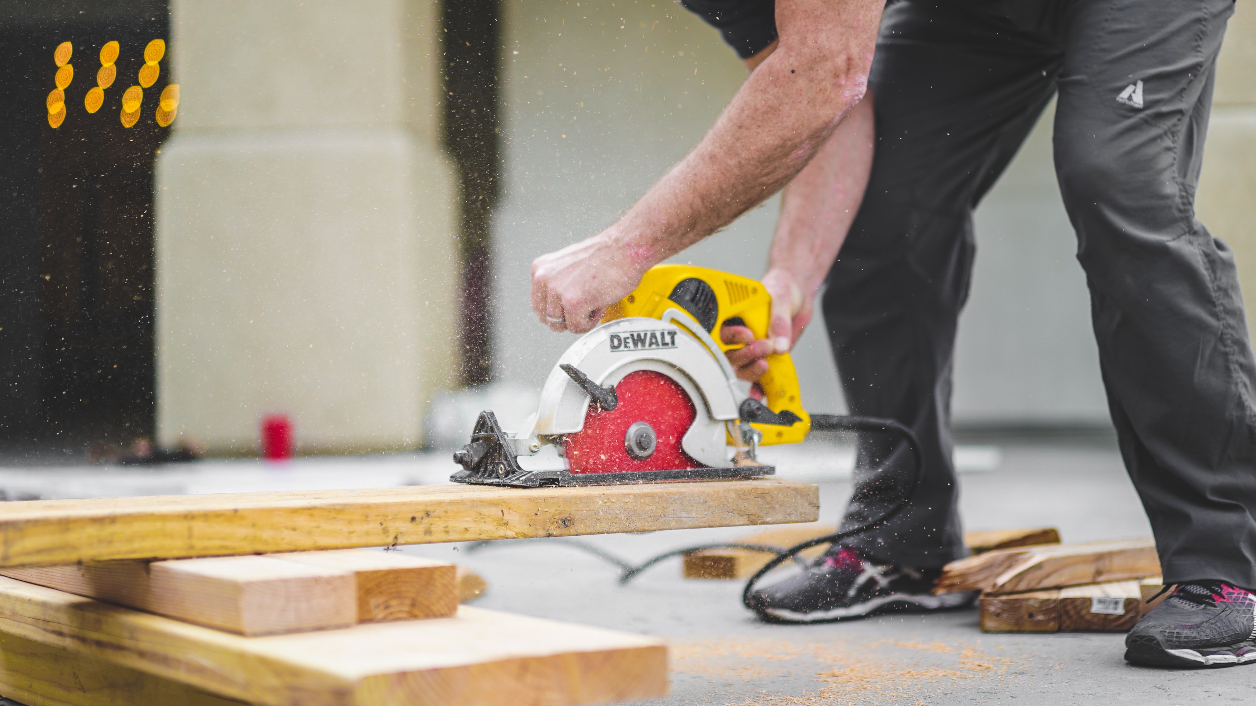 picture of a power tool in use